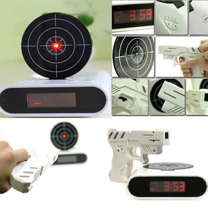 Gadget Target Laser Shoot Gun Alarm Clock