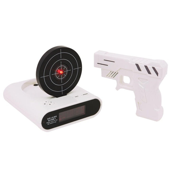 Gadget Target Laser Shoot Gun Alarm Clock