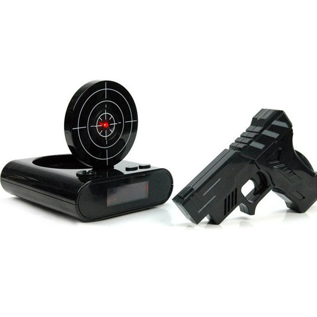 Gadget Target Laser Shoot Gun Alarm Clock