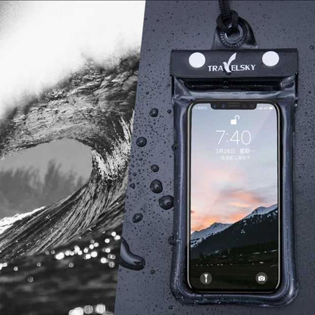 Airbag Waterproof Swimming Phone Case