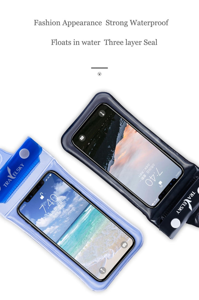 Airbag Waterproof Swimming Phone Case