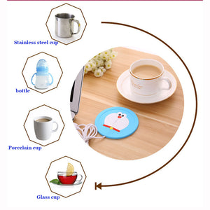 Silicone Thin Cup-Pad Coffee Heater Tray